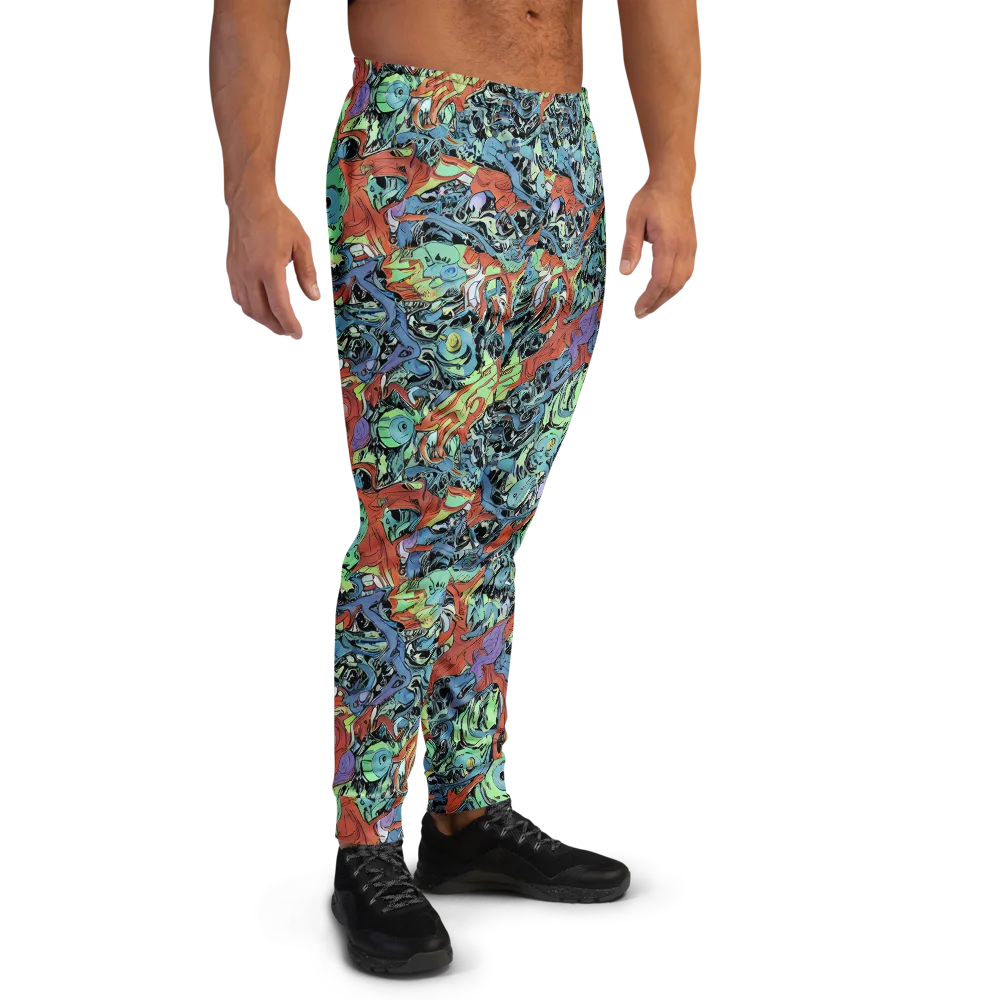 Surreal Shoal on Men's Joggers — Right