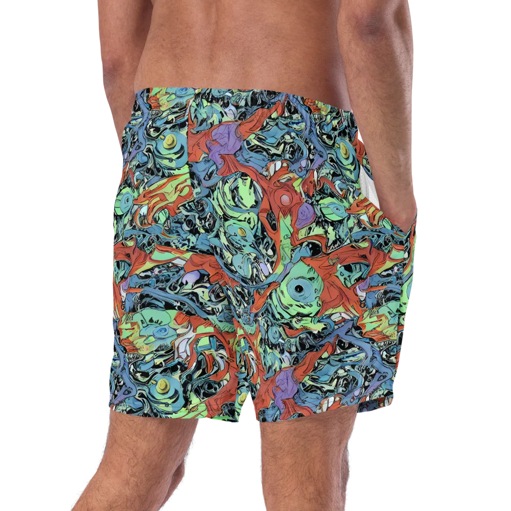 Surreal Shoal on Swim Trunks — Right Back