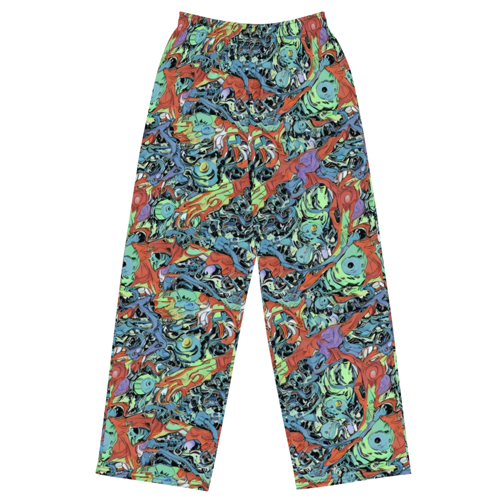 Surreal Shoal on Wide-Leg Pants — Front