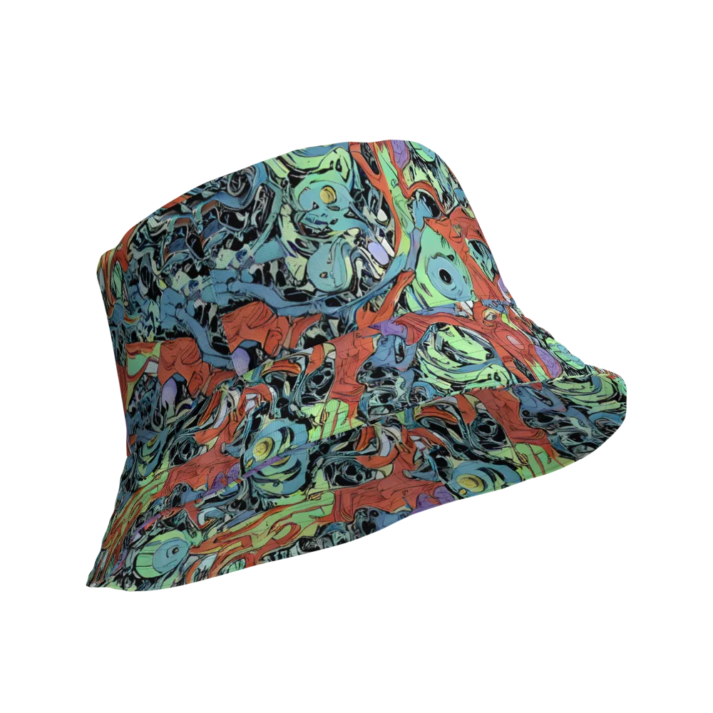 Surreal Shoal on Reversible Bucket Hat — Product details Outside