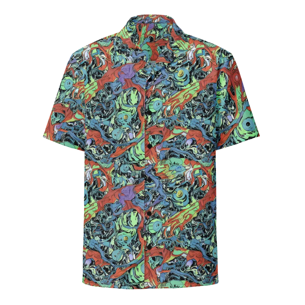 Surreal Shoal on Button Shirt — Front