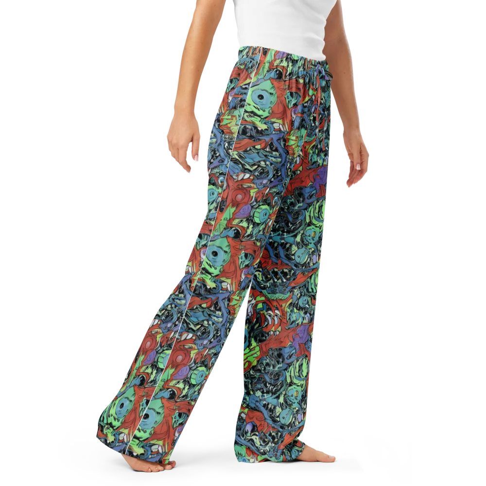 Surreal Shoal on Women's Pajama Pants — Right Front