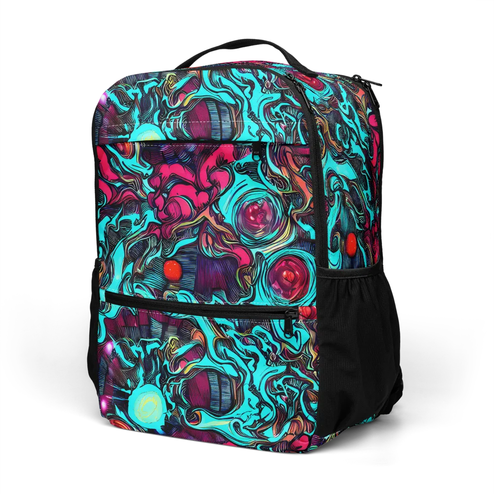Warped Radiance on Utility Backpack — Left Front