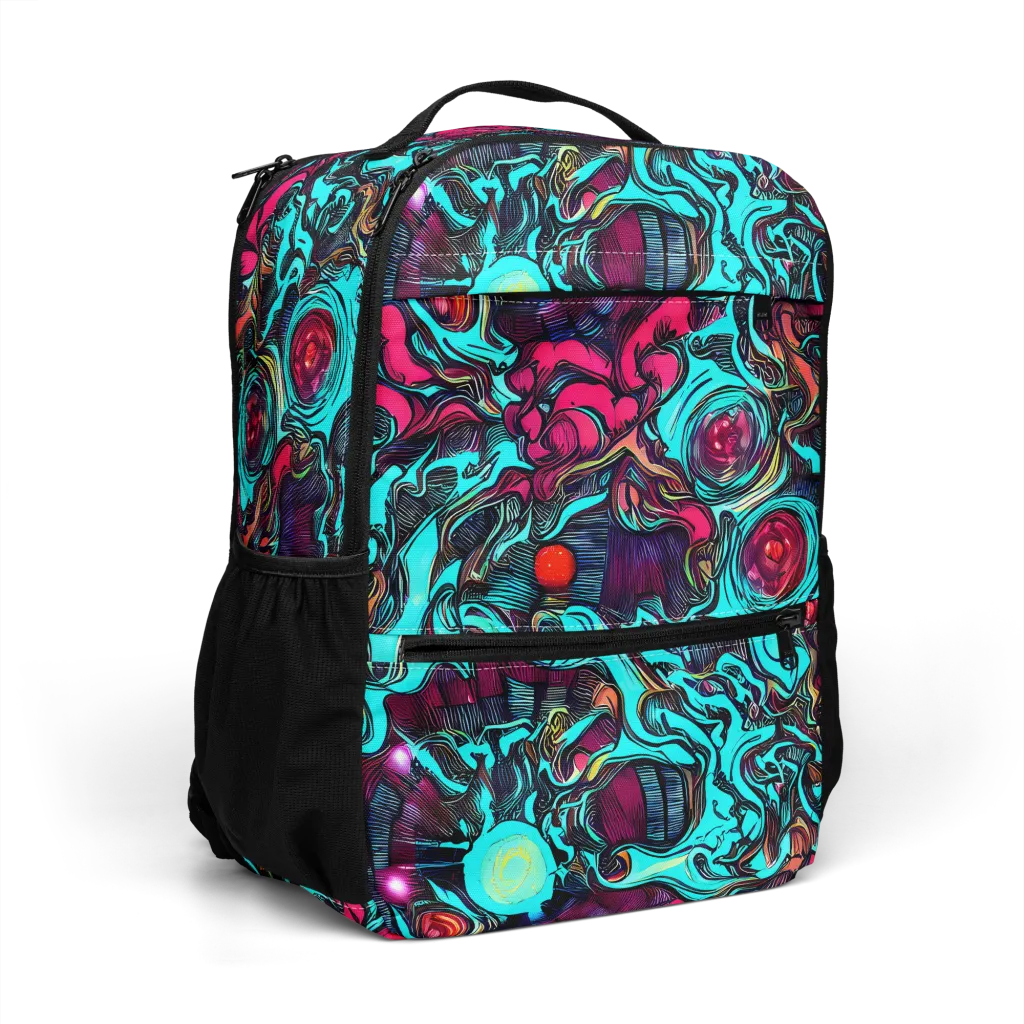Warped Radiance on Utility Backpack — Right Front