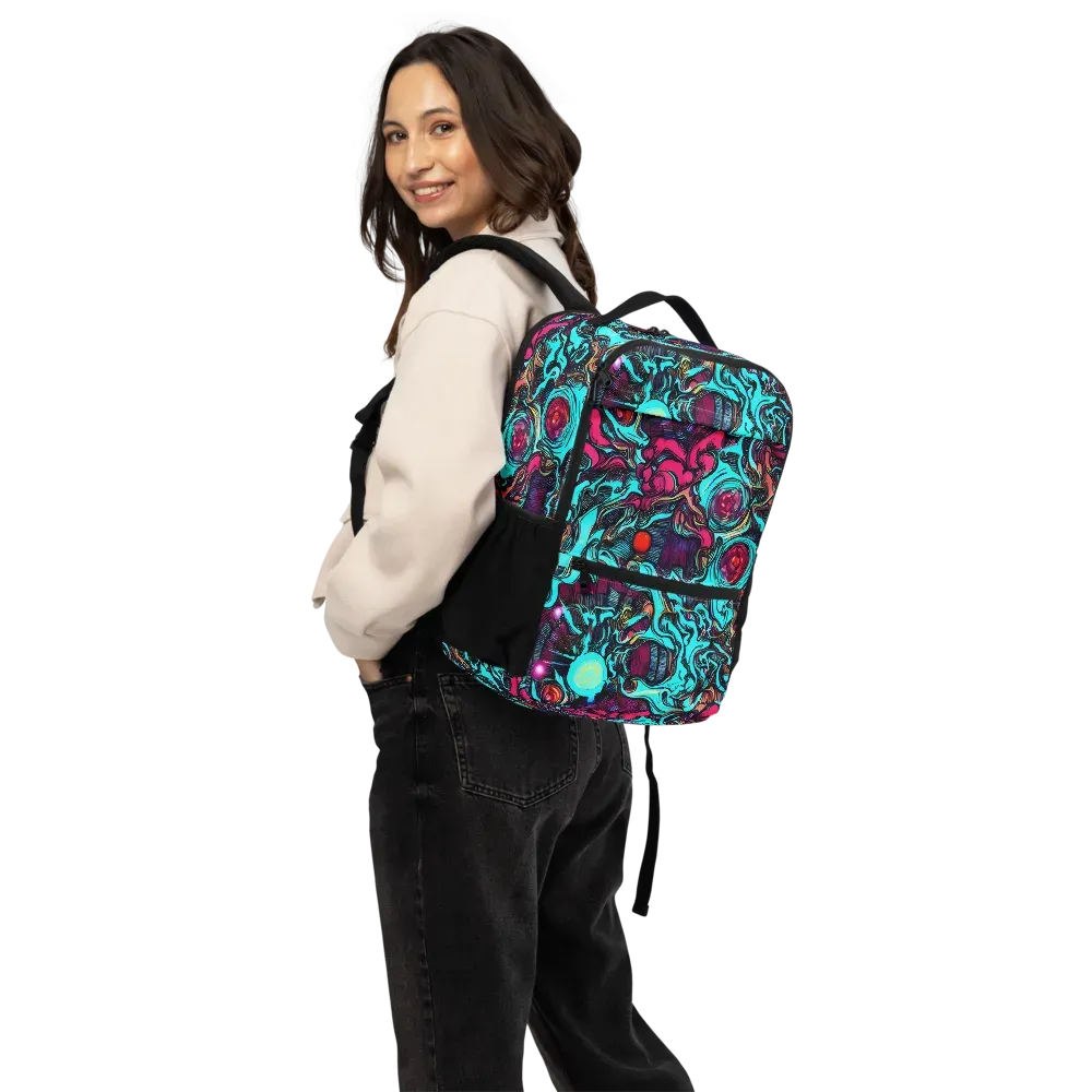 Warped Radiance on Utility Backpack — Back