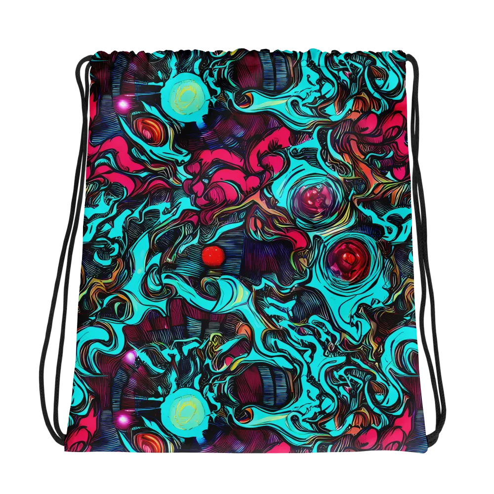 Warped Radiance on Drawstring Bag — Photo