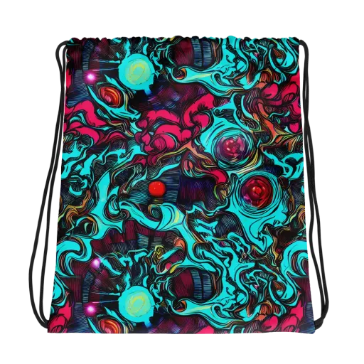 Warped Radiance on a Drawstring Bag