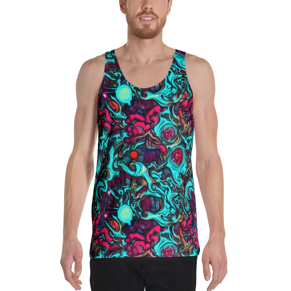 Warped Radiance on Men's Tank Top — Front