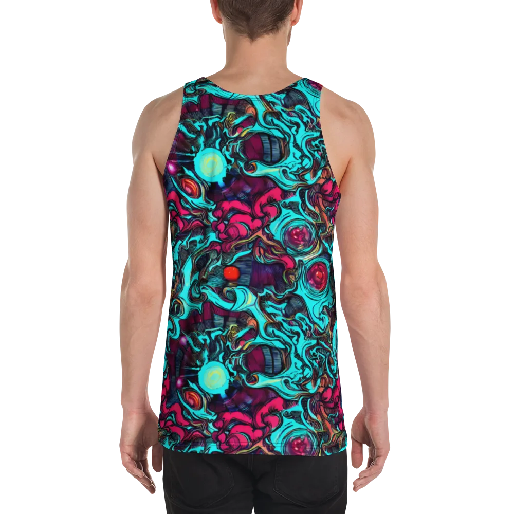 Warped Radiance on Men's Tank Top — Back