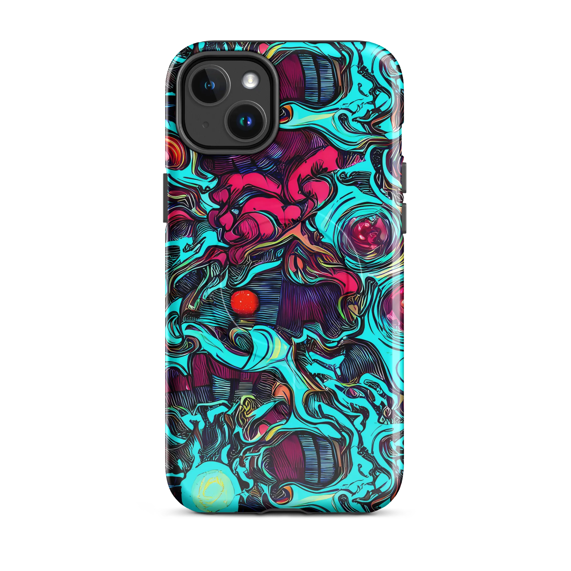 Warped Radiance on MagSafe Tough Case for iPhone® — Front