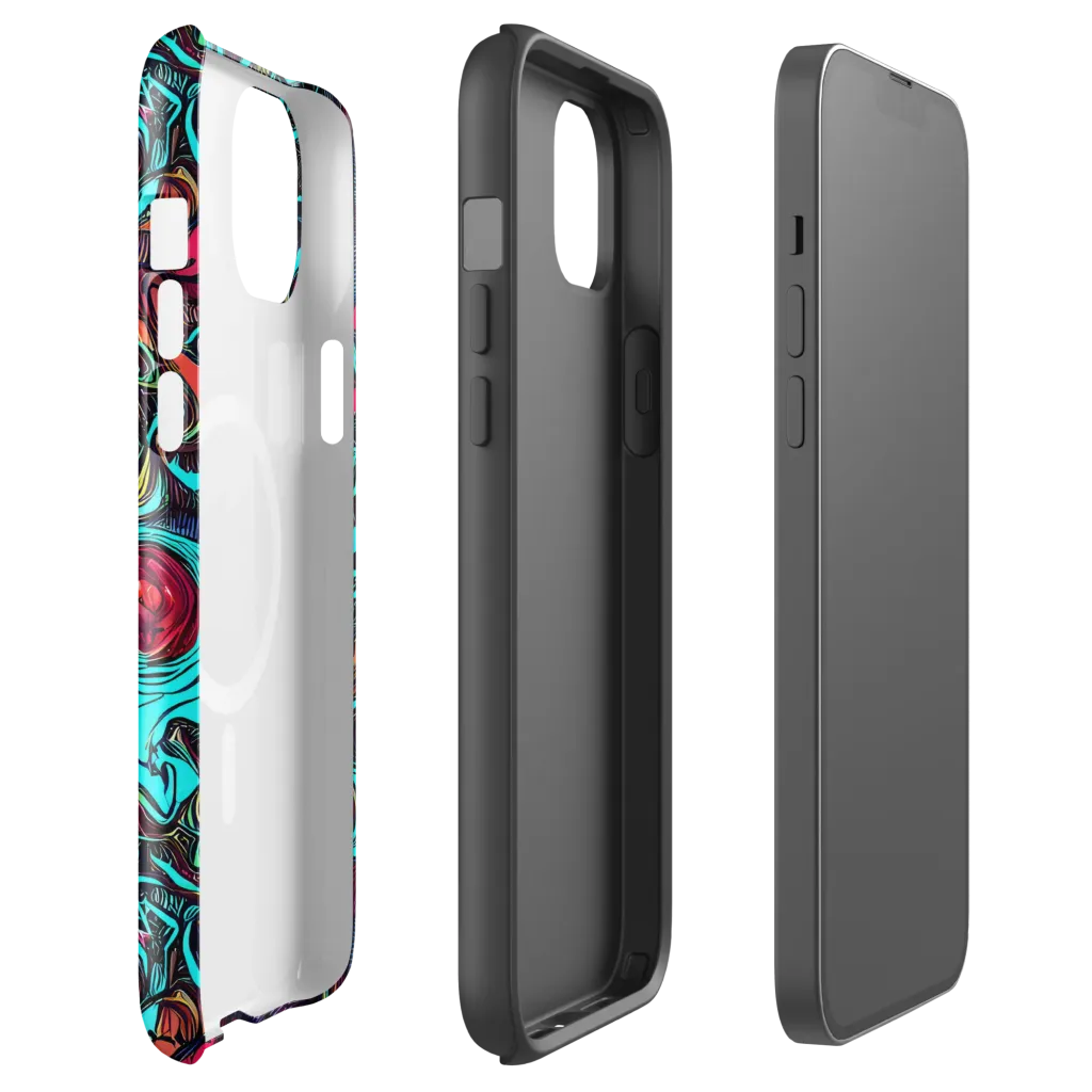 Warped Radiance on MagSafe Tough Case for iPhone® — Front