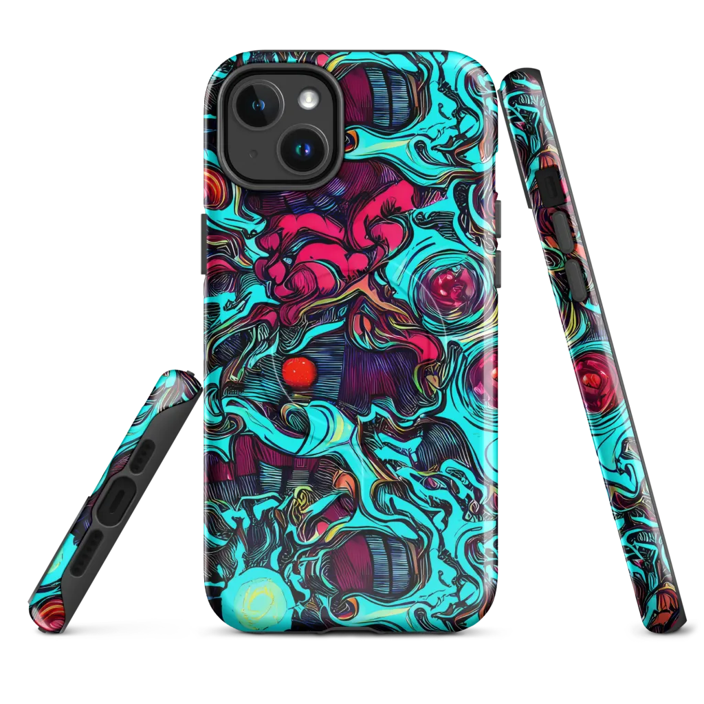 Warped Radiance on MagSafe Tough Case for iPhone® — Front