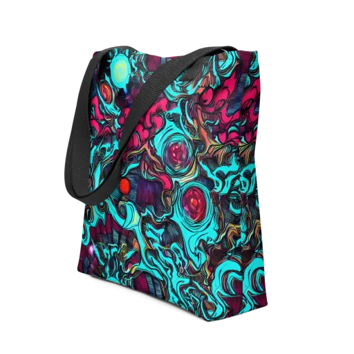 Warped Radiance on a Tote Bag