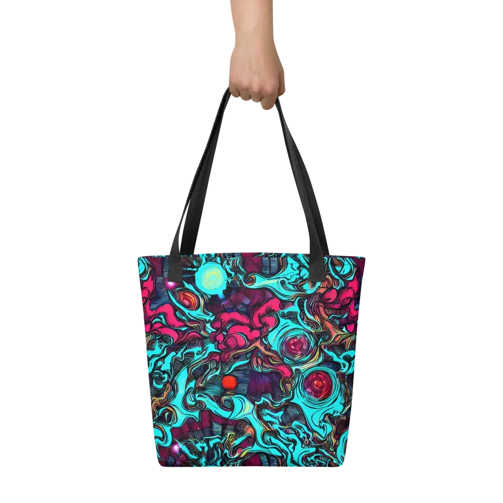 Warped Radiance on Tote Bag — Front