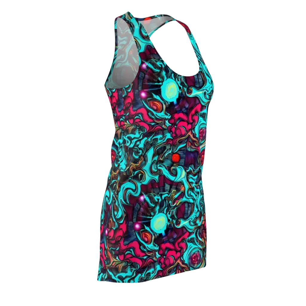 Warped Radiance on Racerback Dress — Front Side