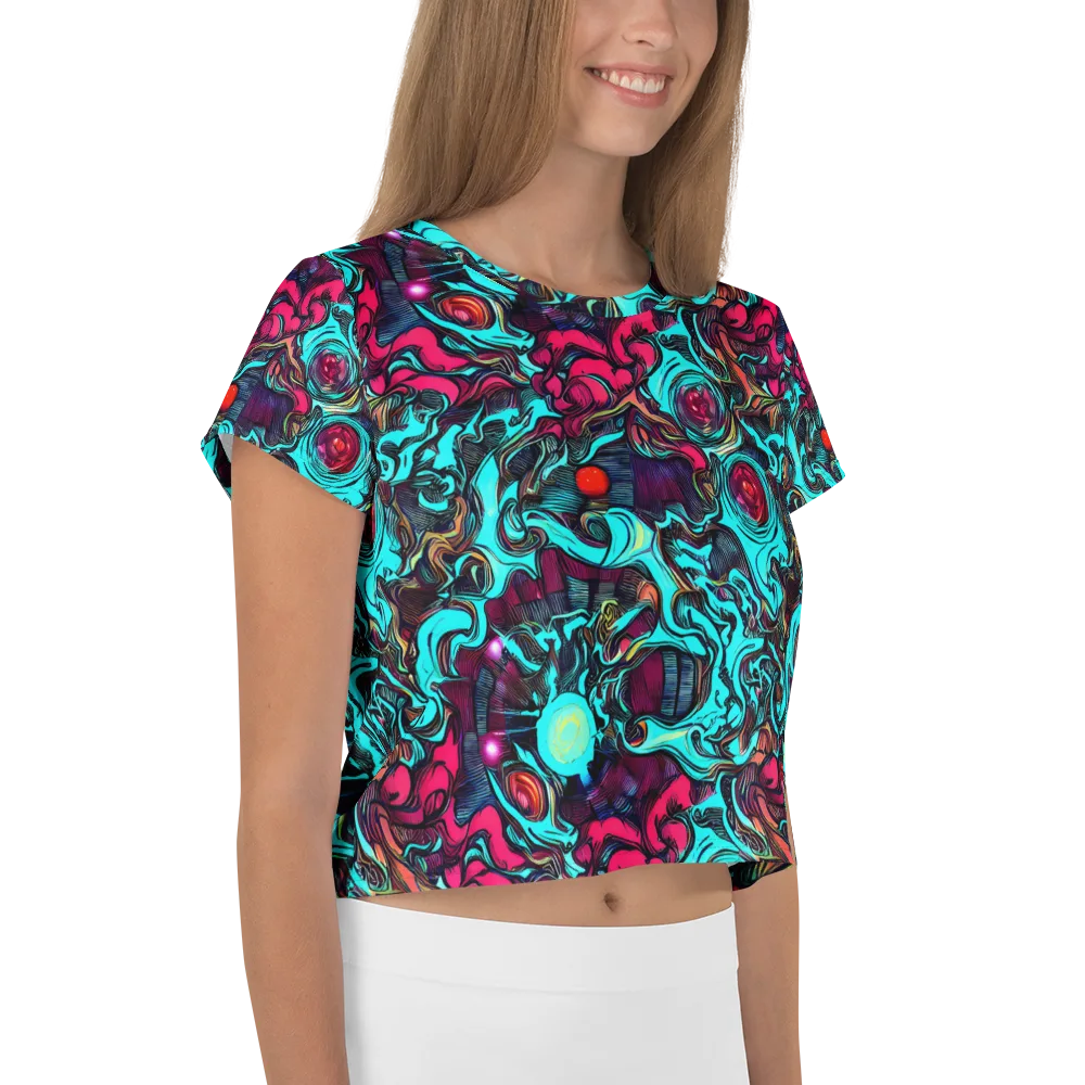 Warped Radiance on Crop Tee — Right