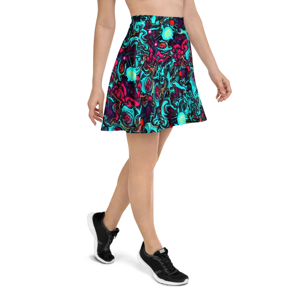 Warped Radiance on Skater Skirt — Right