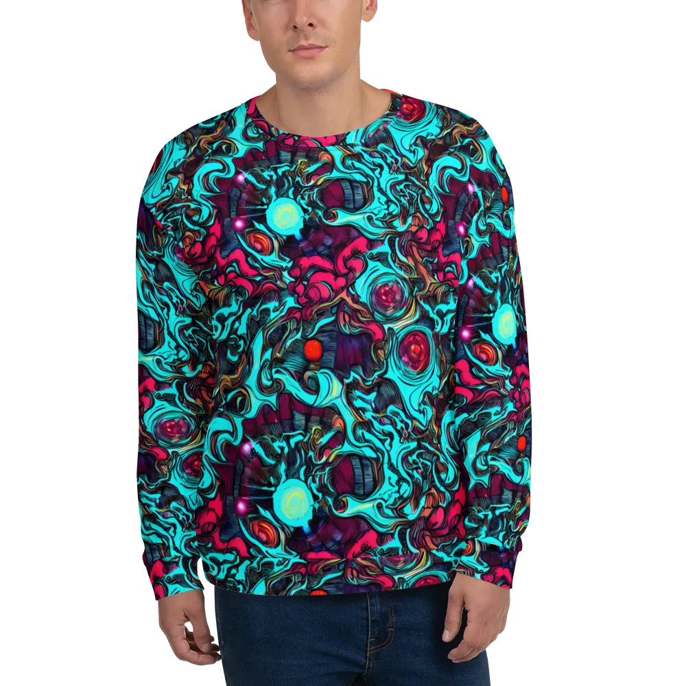 Warped Radiance on Sweatshirt — Front