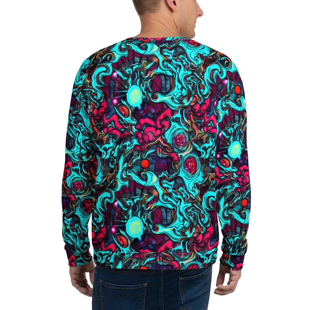 Warped Radiance on Sweatshirt — Back