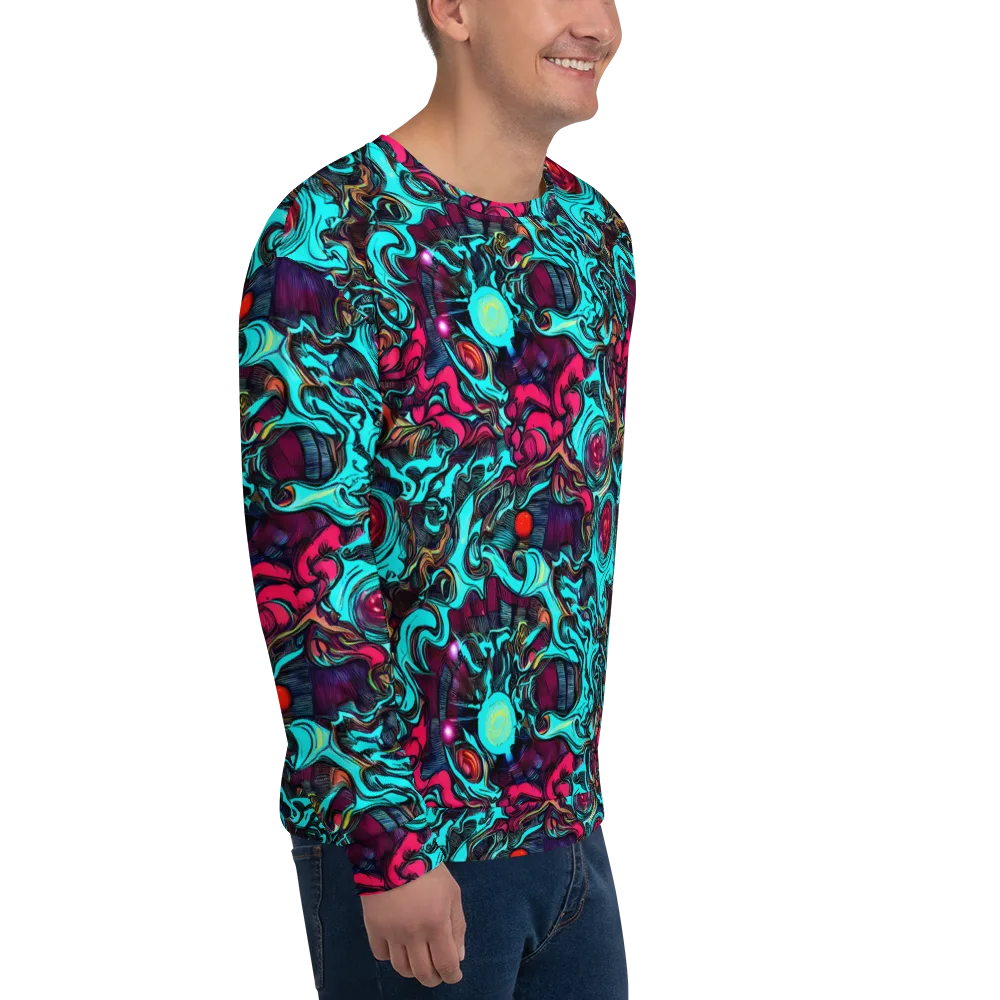 Warped Radiance on Sweatshirt — Right Front