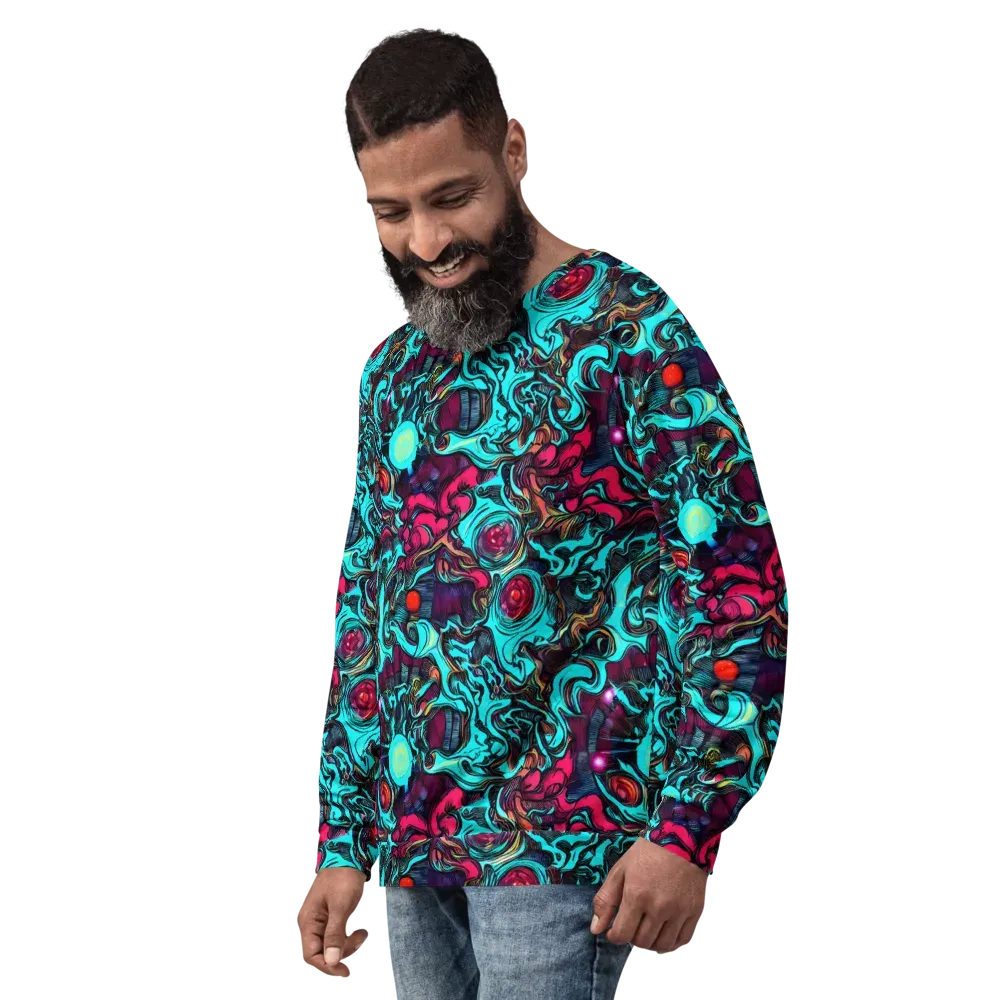 Warped Radiance on Sweatshirt — Left Front