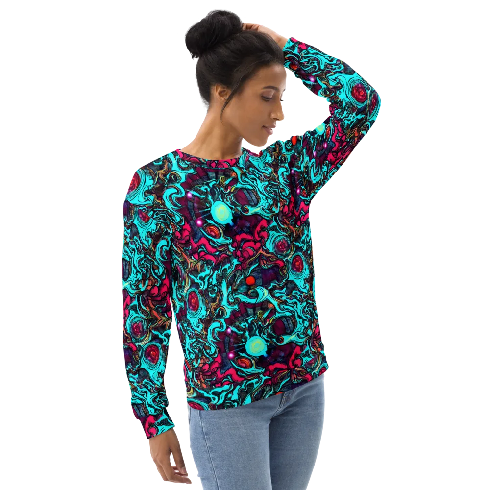 Warped Radiance on Sweatshirt — Right Front