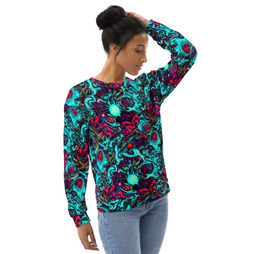Warped Radiance on a Sweatshirt