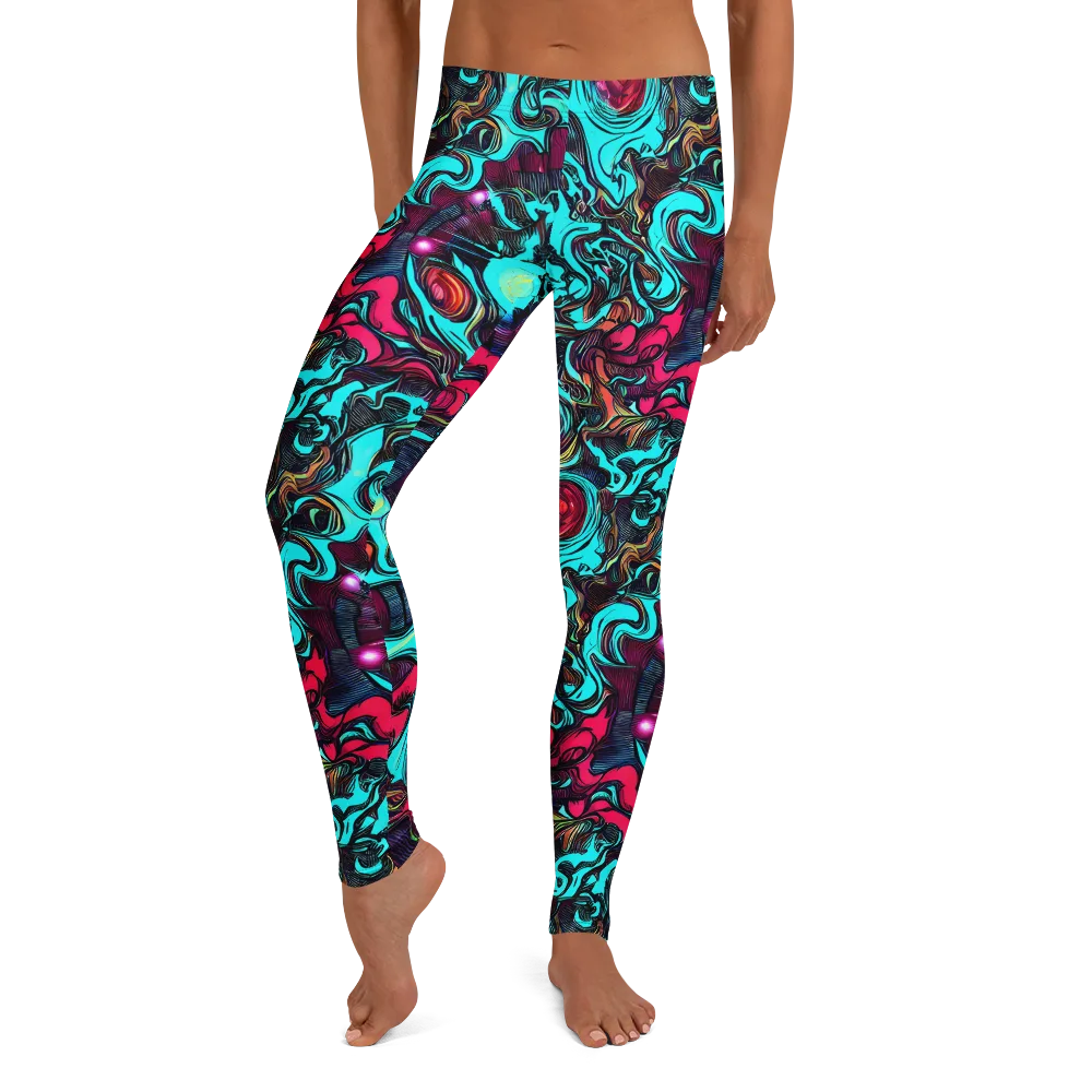 Warped Radiance on Leggings — Front