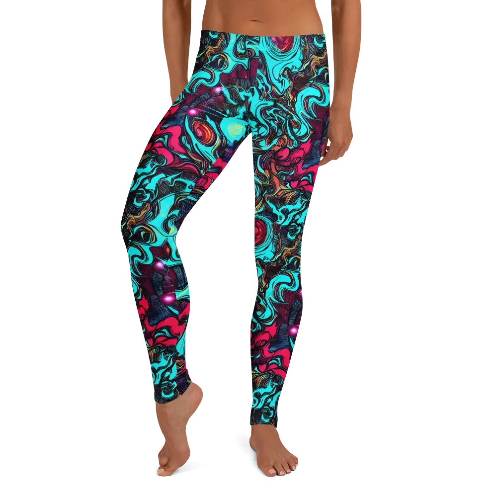 Warped Radiance on Leggings — Front