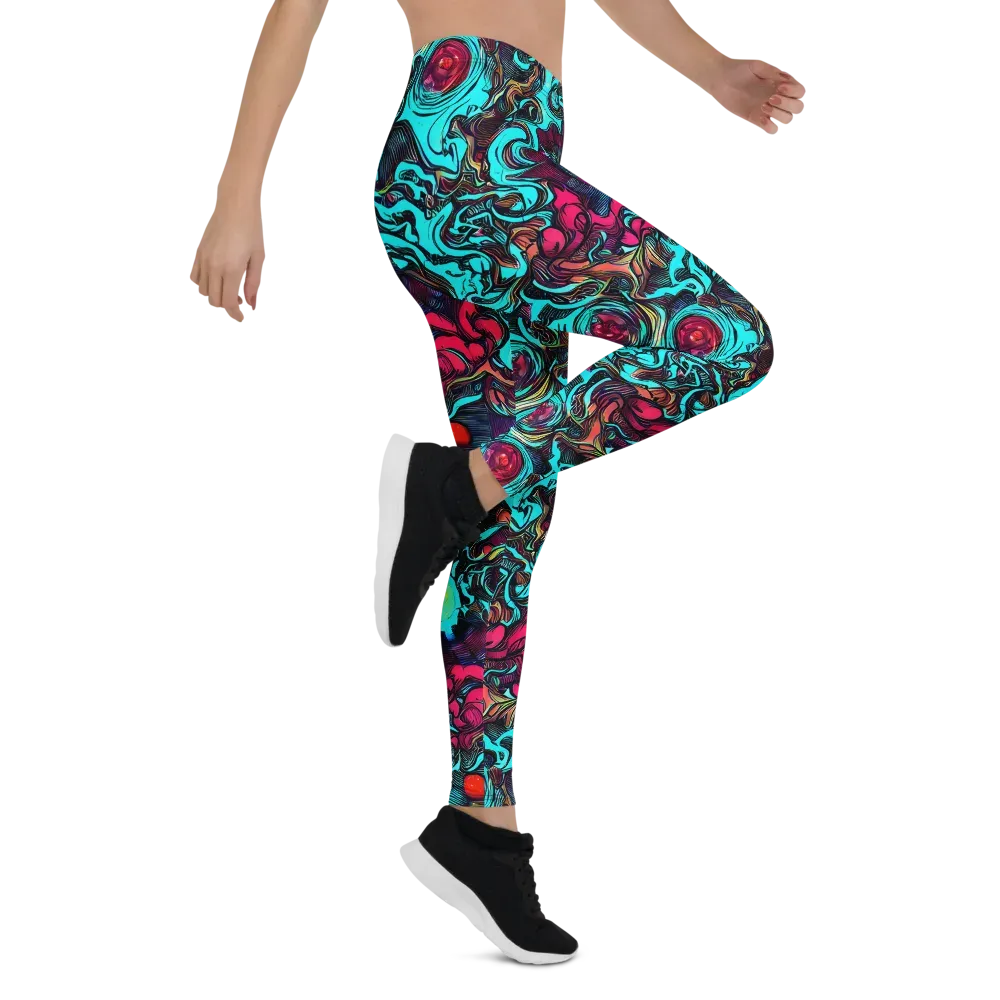 Warped Radiance on Leggings — Right