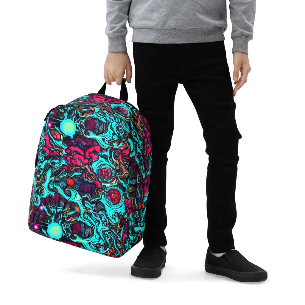 Warped Radiance on Minimalist Backpack — Zoomed-in