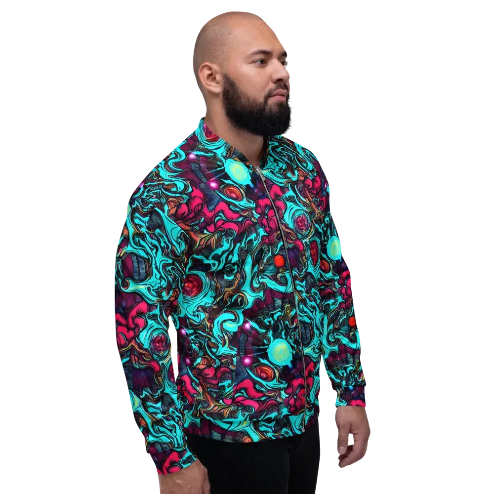 Warped Radiance on Bomber Jacket — Right