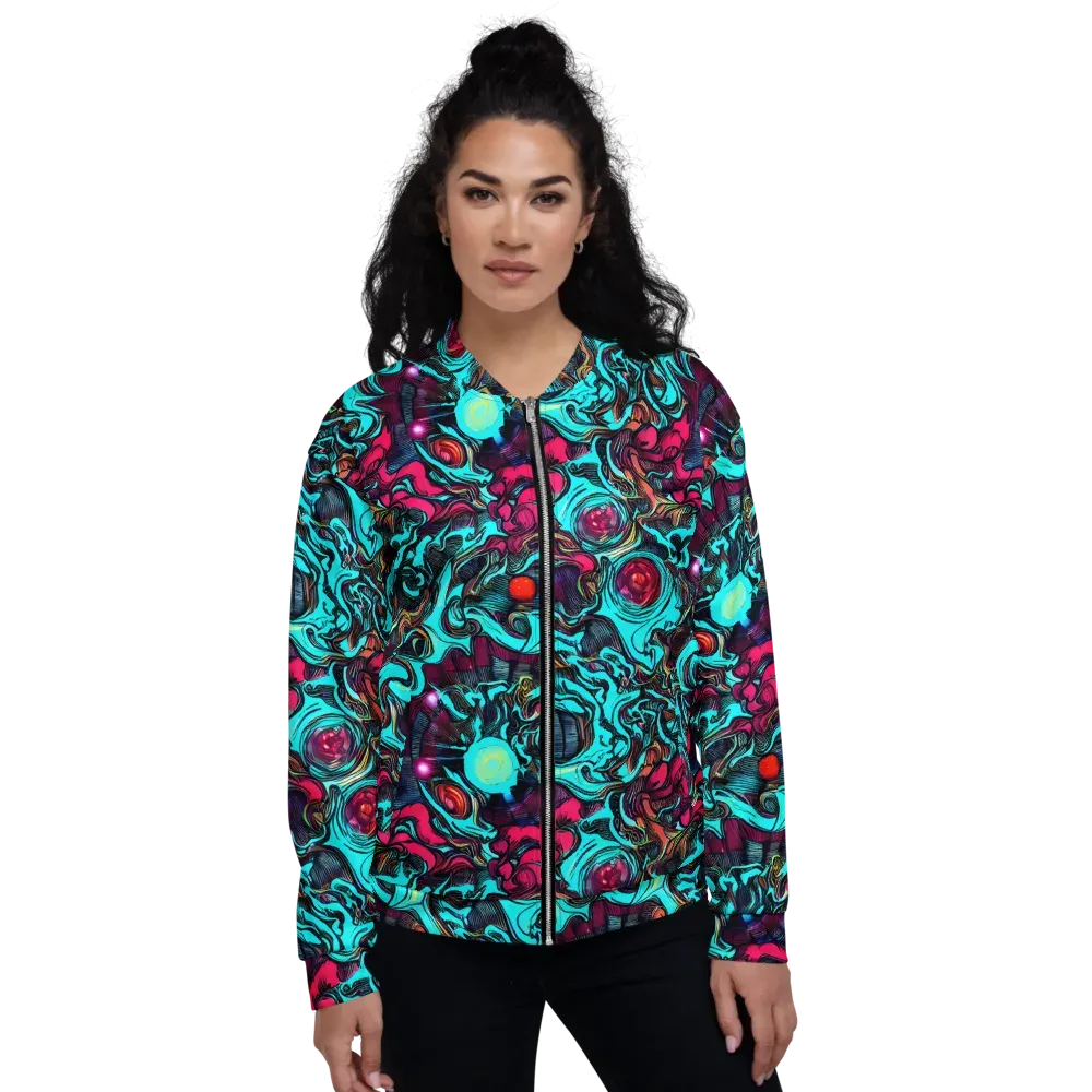 Warped Radiance on Bomber Jacket — Front