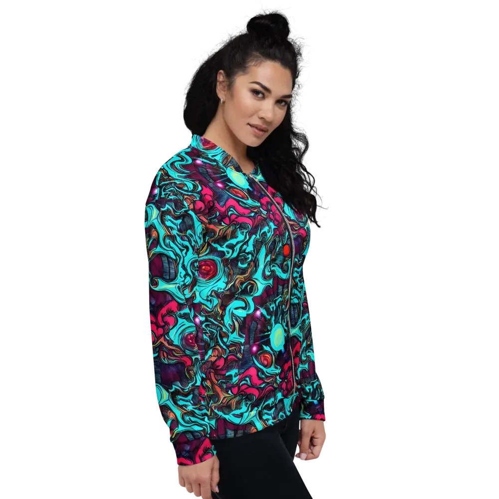 Warped Radiance on Bomber Jacket — Right