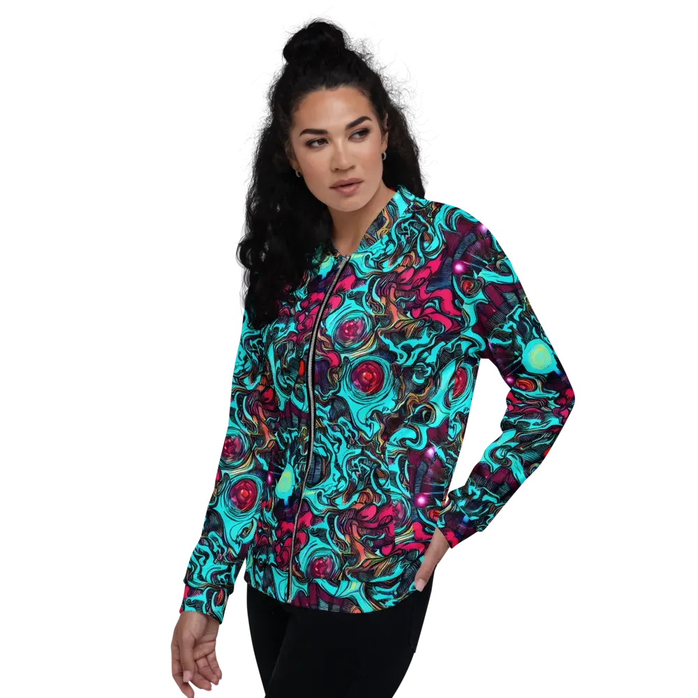 Warped Radiance on Bomber Jacket — Left