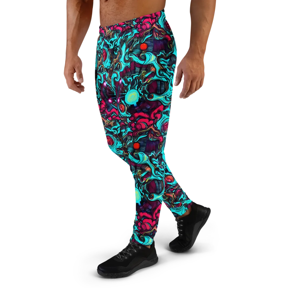 Warped Radiance on Men's Joggers — Left