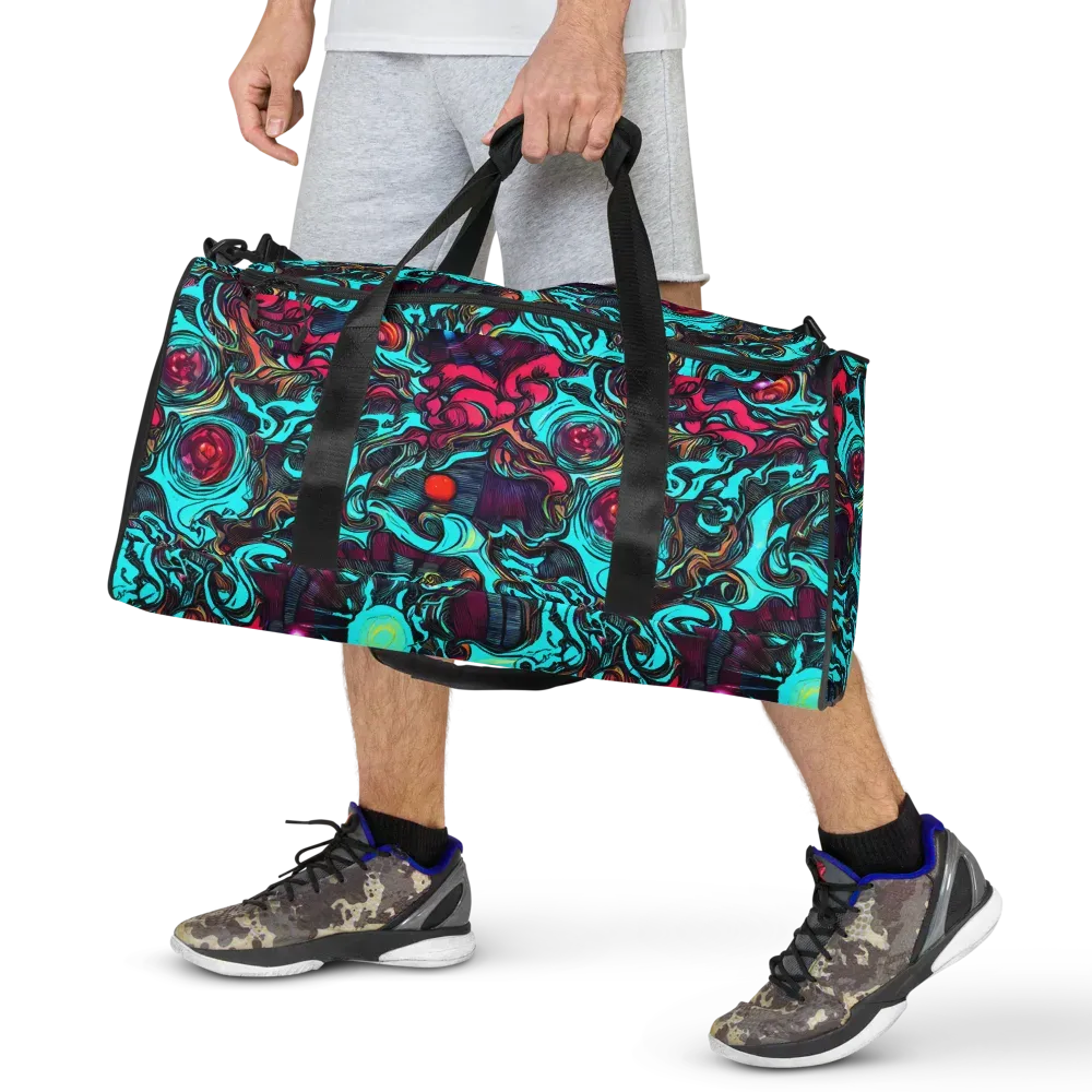 Warped Radiance on Duffle Bag — Front