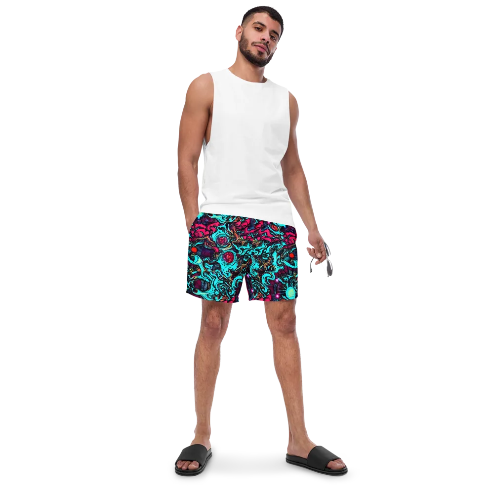 Warped Radiance on Swim Trunks — Front