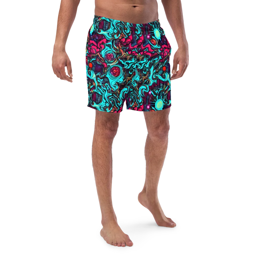 Warped Radiance on Swim Trunks — Front
