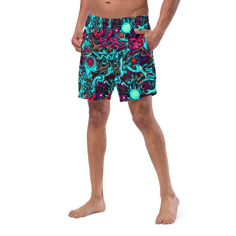Warped Radiance on Swim Trunks — Left Front