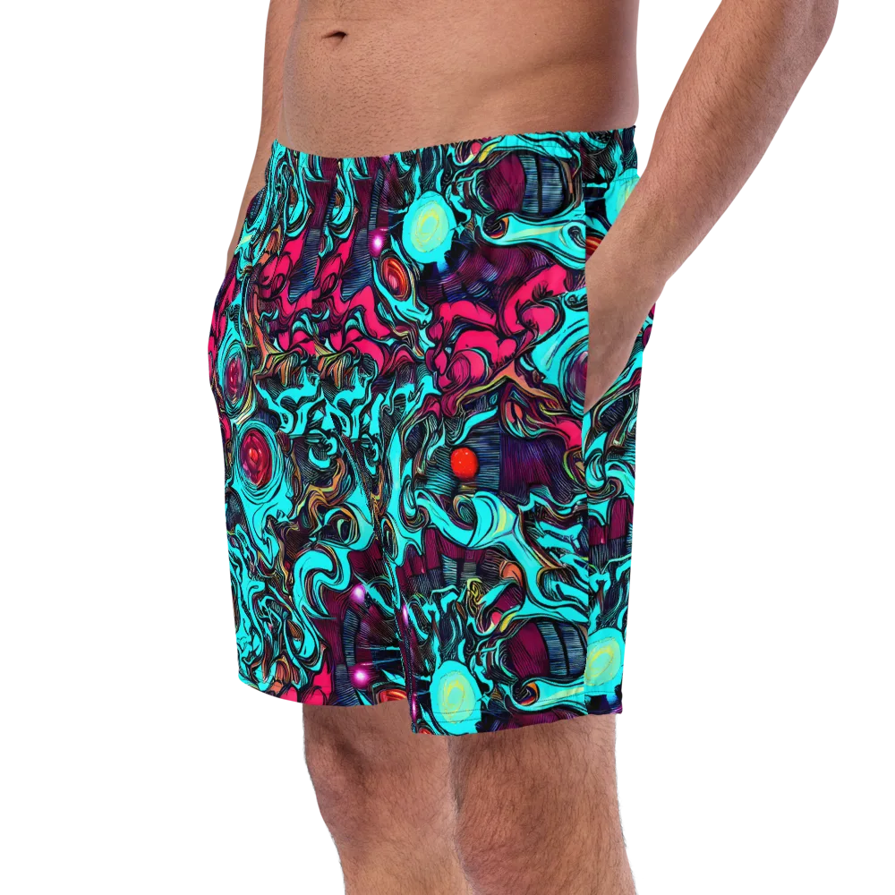 Warped Radiance on Swim Trunks — Left Front