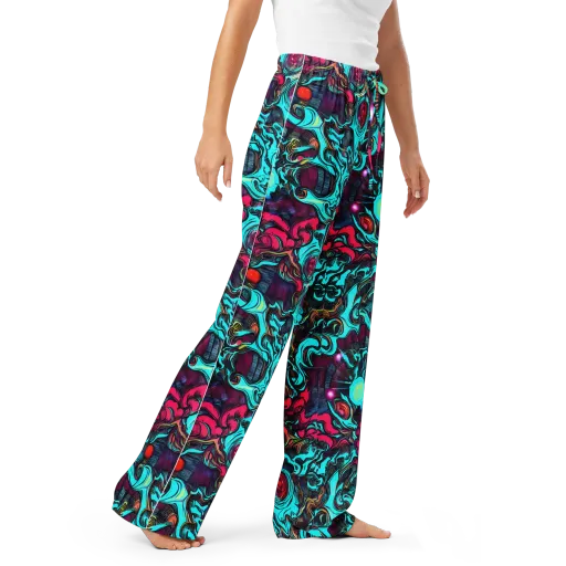 Warped Radiance on a Women's Pajama Pants