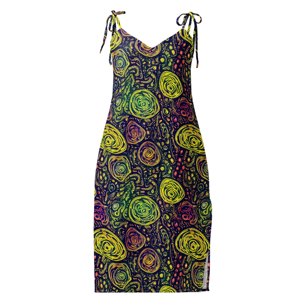 Afterdark Whorl on Slip Dress — Front