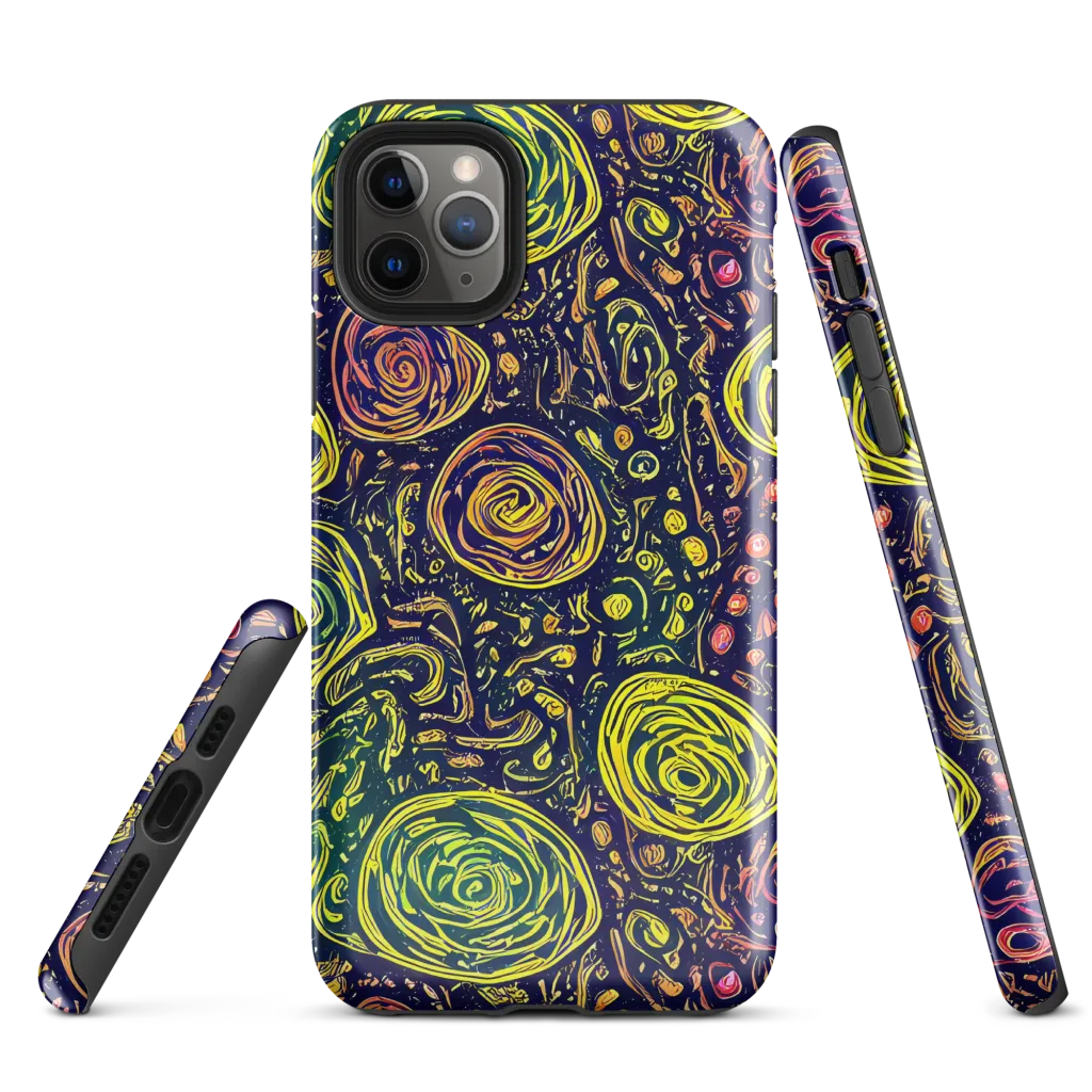 Afterdark Whorl on Tough Case for iPhone® — Front