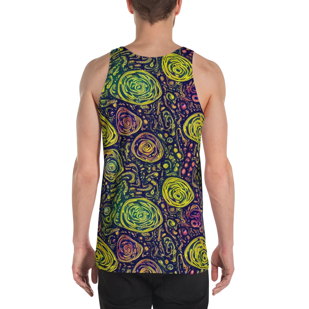 Afterdark Whorl on Men's Tank Top — Back