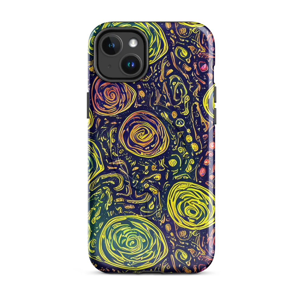 Afterdark Whorl on MagSafe Tough Case for iPhone® — Front