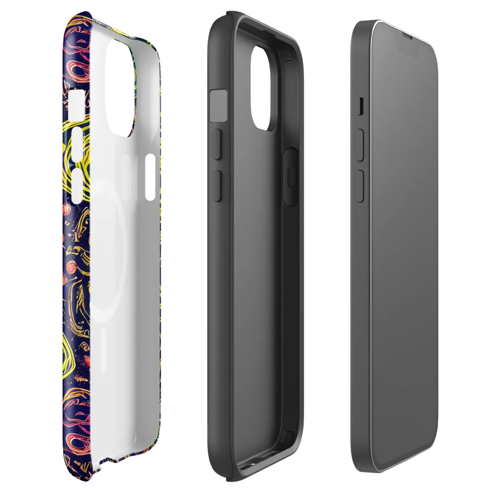 Afterdark Whorl on MagSafe Tough Case for iPhone® — Front