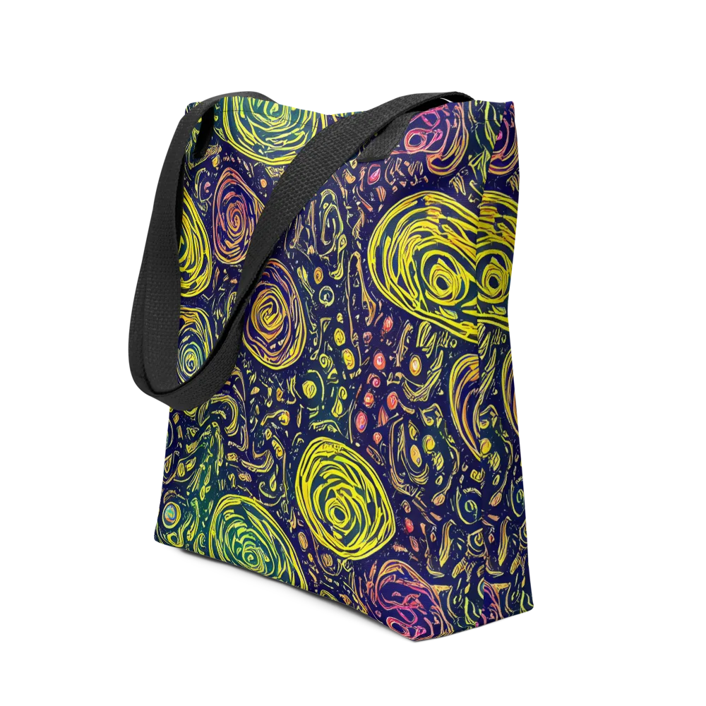 Afterdark Whorl on Tote Bag — Front