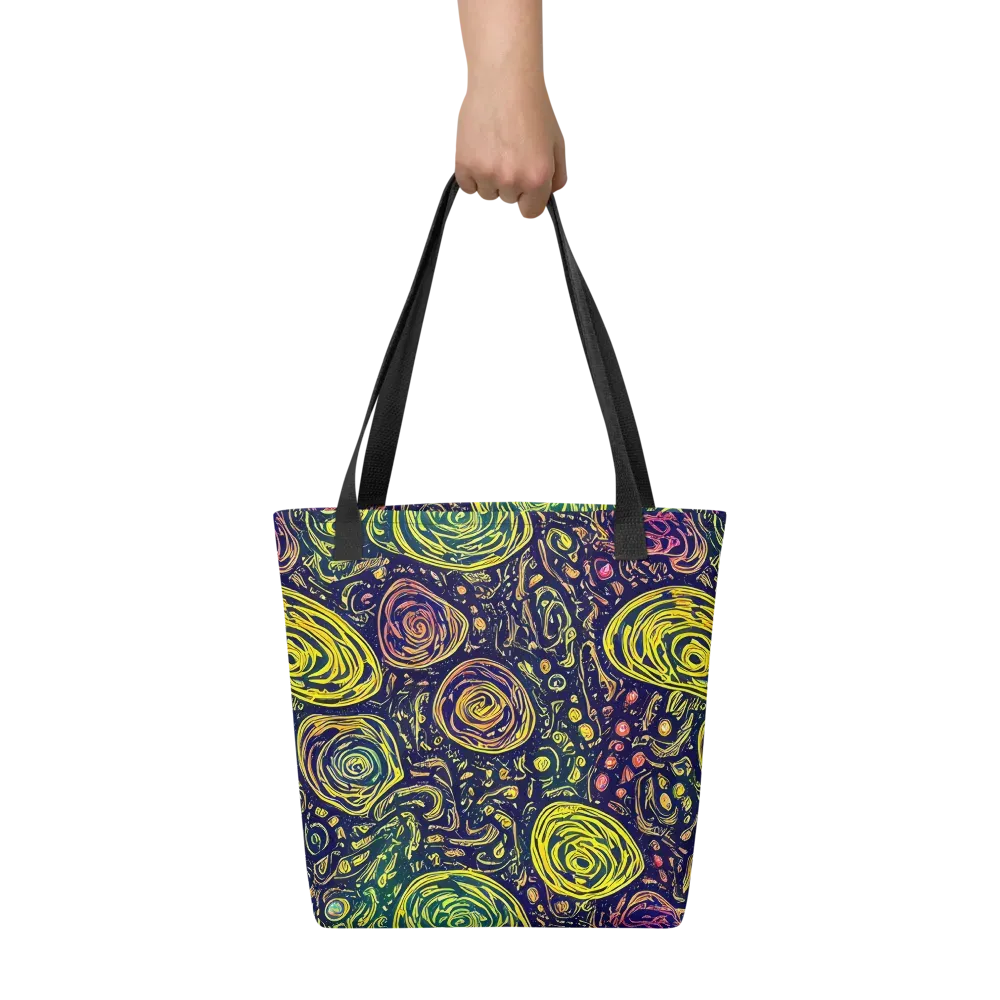 Afterdark Whorl on Tote Bag — Front
