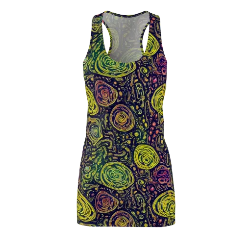 Afterdark Whorl on a Racerback Dress